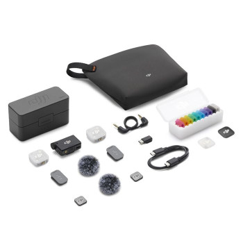 ميكروفون DJI Mic Mini 2 اللاسلكي - مرسلان ومستقبل وعلبة شحن