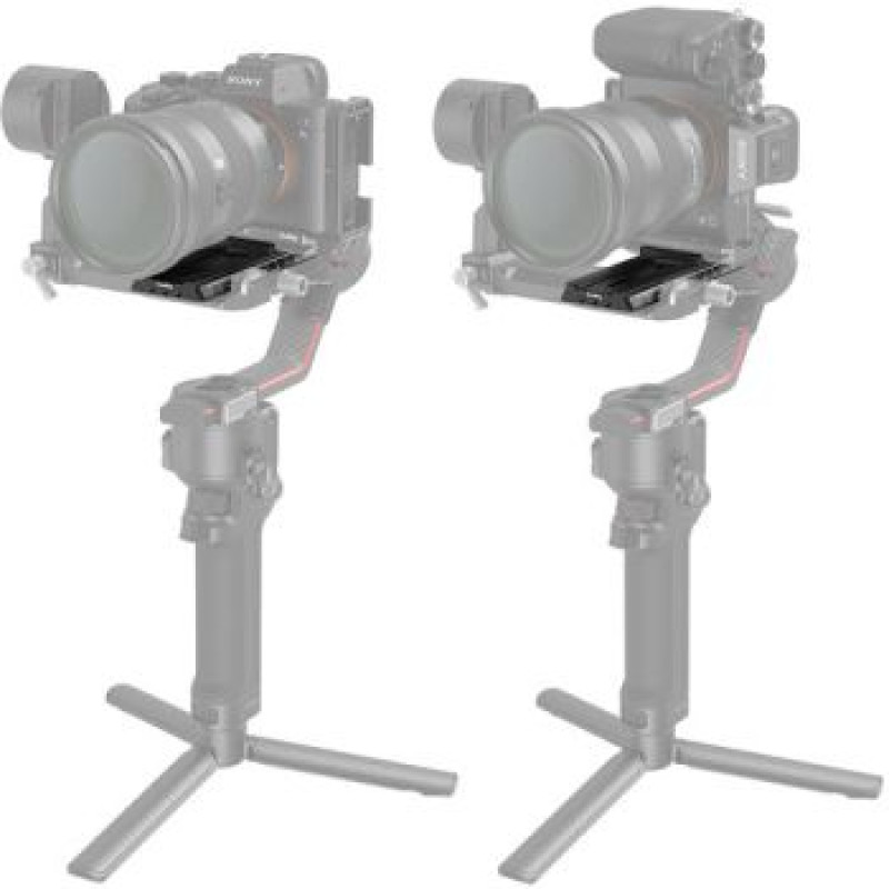 SmallRig Manfrotto-Style Quick Release Plate with Arca-Type Mount for DJI RS Gimbals SmallRig Manfrotto-Style Quick Release Plate with Arca-Type Mount for DJI RS Gimbals