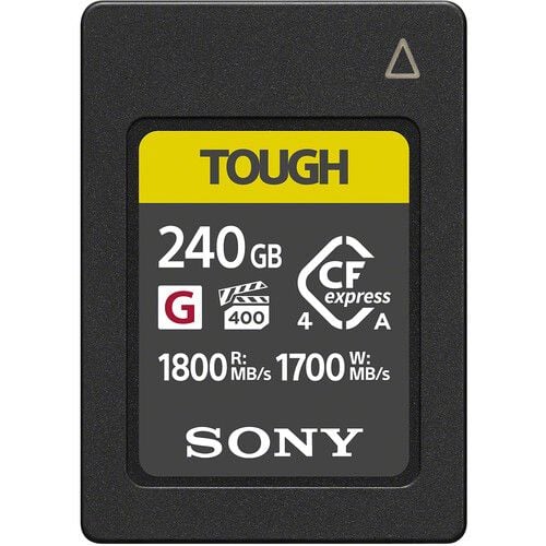 بطاقة ذاكرة Sony CEA-G240T CFexpress 4.0 Type A TOUGH - 240 جيجابايت