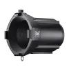 مجموعة ملحقات تسليط الضوء Godox Knowled Projection مع عدسة بزاوية 36° لطراز MG1200Bi، GP36K