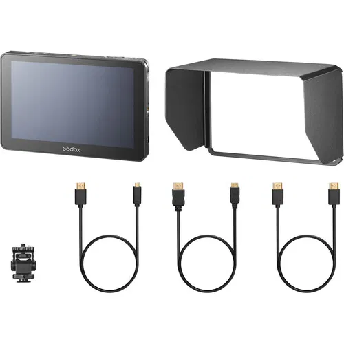 شاشة كاميرا Godox GM7S بحجم 7 إنش، 4K HDMI مع شاشة تعمل باللمس وسطوع فائق.