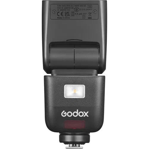 فلاش Godox Ving TTL المثبت على الكاميرا لكاميرات Canon، أسود، V480C