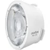 مجموعة إضاءة LED محمولة Godox ML100R RGB  عدسة 36 درجة ومقبض بطارية