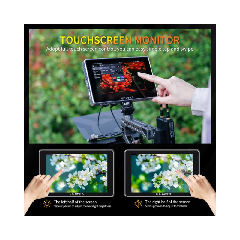 FeelWorld S7 7" 12G-SDI/HDMI 2.0 Camera Field Monitor