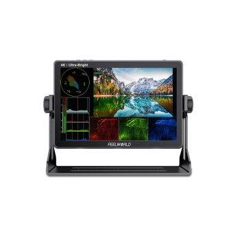 FEELWORLD LUT11S 10.1" 4K Ultra-Bright Touchscreen Monitor with Loop-Through HDMI & 3G-SDI