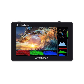 FEELWORLD F6 PLUSX 5.5 Inch High Bright 1600nit Touch Screen DSLR Camera Field Monitor