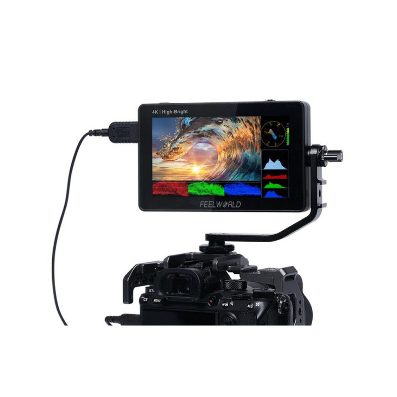 FEELWORLD F6 PLUSX 5.5 Inch High Bright 1600nit Touch Screen DSLR Camera Field Monitor