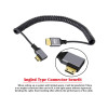 4K UHD HDMI TO MINI HDMI Right 2.4m Cable