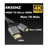 4K UHD HDMI TO MICRO HDMI 0.3M Cable
