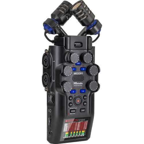 Zoom H6 Studio 6-Track Handy Audio Recorder with 32-Bit Float Recording