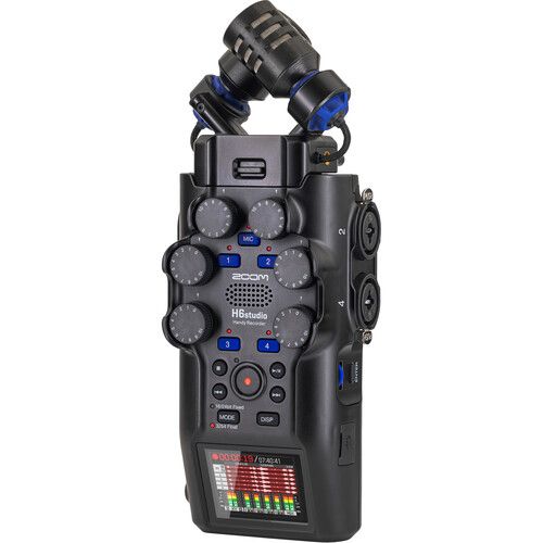 Zoom H6 Studio 6-Track Handy Audio Recorder with 32-Bit Float Recording