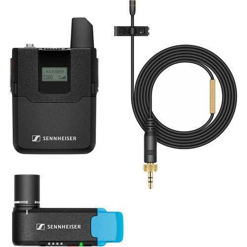 Sennheiser AVX Camera-Mountable Lavalier Pro Digital Wireless Set (MKE2 Lavalier)