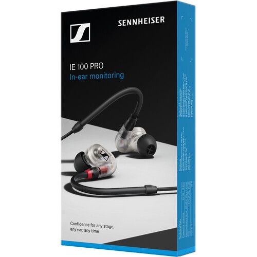Sennheiser IE 100 PRO In-Ear Monitoring Headphones (Clear)