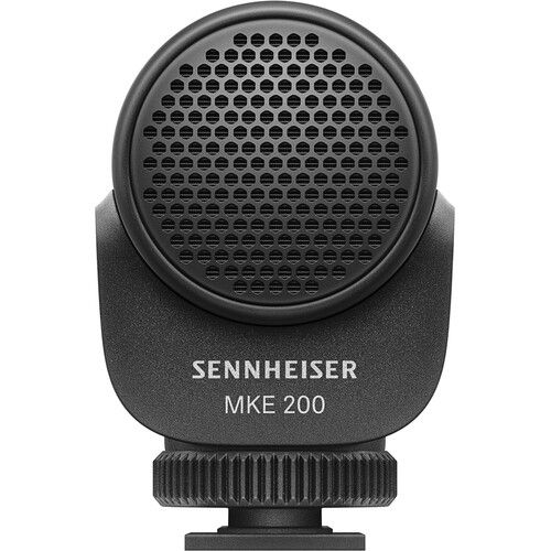 Sennheiser MKE 200 Microphone, Manfrotto PIXI Mini Tripod and Smartphone Clamp