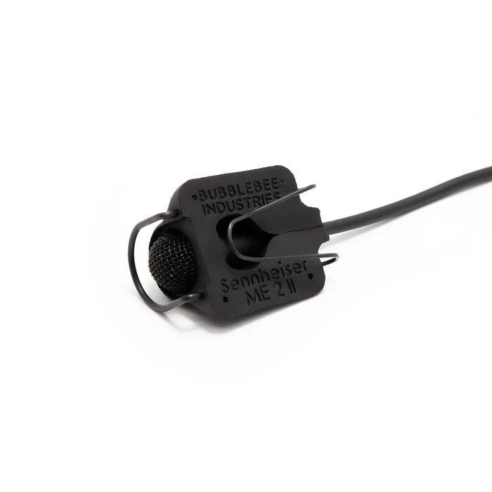 Bubblebee Mic Hiding Kit for Sennheiser ME 2-II, Black & White for Sennheiser ME 2