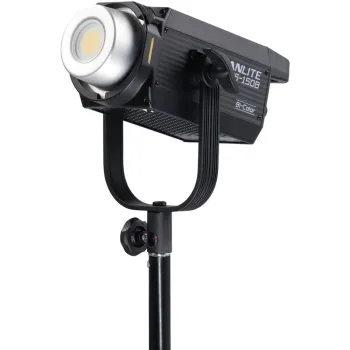 مصباح LED ثنائي اللون مع صندوق إضاءة مكافئ سريع التحرير وحامل إضاءة