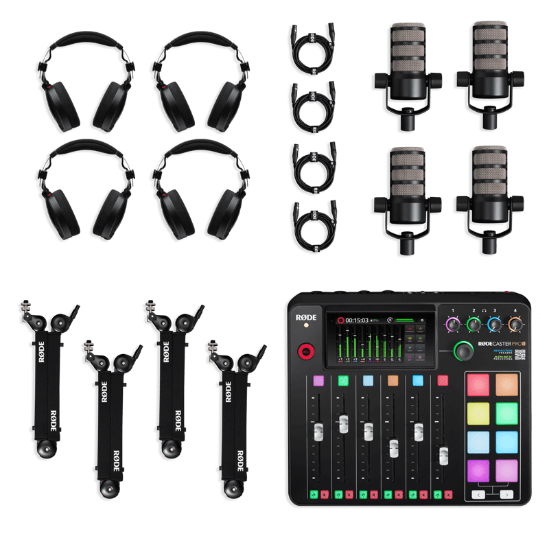 Ultimate Podcast Kit Four-person