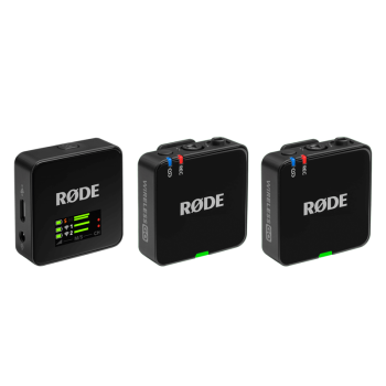 طقم مقابلات RØDE Dual Interview Kit مع Wireless GO الجيل الثالث ومقبضي Interview GO
