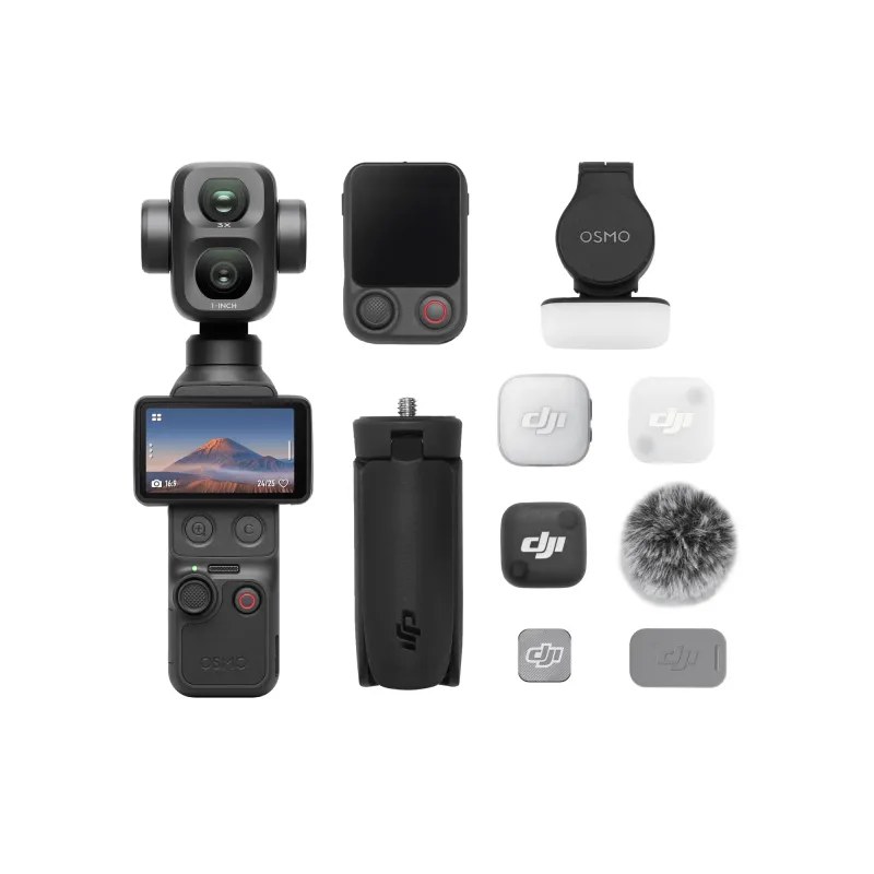 DJI Osmo Pocket 4P Handheld Gimbal Camera (Vlog Combo)