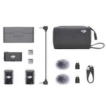 DJI Mic 2 Wireless Microphone Kit - (2 TX / 1 RX / Charging Case)