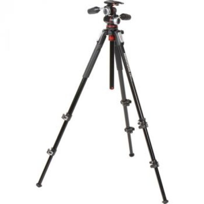 حامل ثلاثي القوائم من الألومنيوم من مانفروتو MK190XPRO3-3W مع رأس إمالة/تحريك ثلاثي الاتجاهات حامل ثلاثي القوائم من الألومنيوم من مانفروتو MK190XPRO3-3W مع رأس إمالة/تحريك ثلاثي الاتجاهات