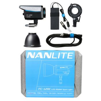 مصباح كشاف LED RGBW من NANLITE FC-120C