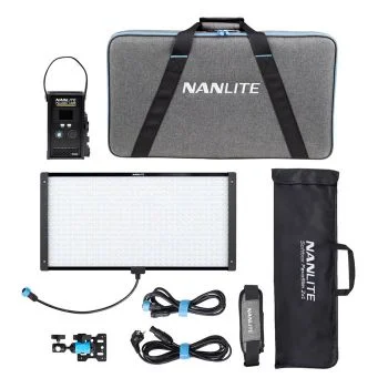 لوحة إضاءة LED ثنائية اللون من NANLITE PavoSlim 120B