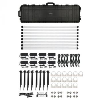 مجموعة مصابيح أنبوبية NANLITE Pavotube II 30XR 8Kit RGBWW