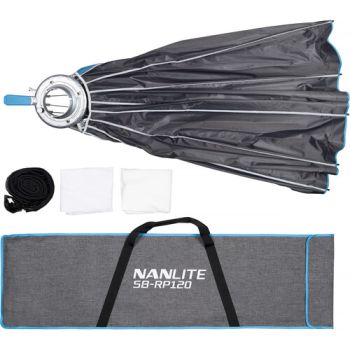 NANLITE Rapid 120 Parabolic Softbox with Grid