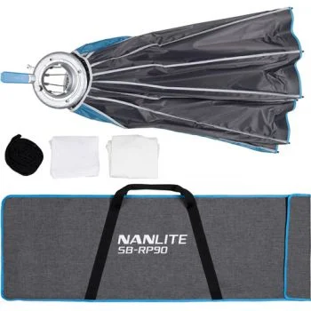 NANLITE Rapid 90 Parabolic Softbox with Grid