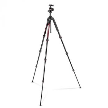 Manfrotto Befree Advanced Travel Aluminum Tripod with Ball Head (Twist Locks, Red)