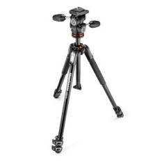 Manfrotto 190X Tripod with 804 3-Way Head and Quick Release Plate (MK190X3-3W1)
