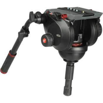 Manfrotto 509HD Video Head with 545GB Tripod Legs, Ground Spreader & Padded Bag