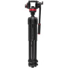 Manfrotto 502 Fluid Video Head Flat Base&055 Video Carbon Fibre Tripod