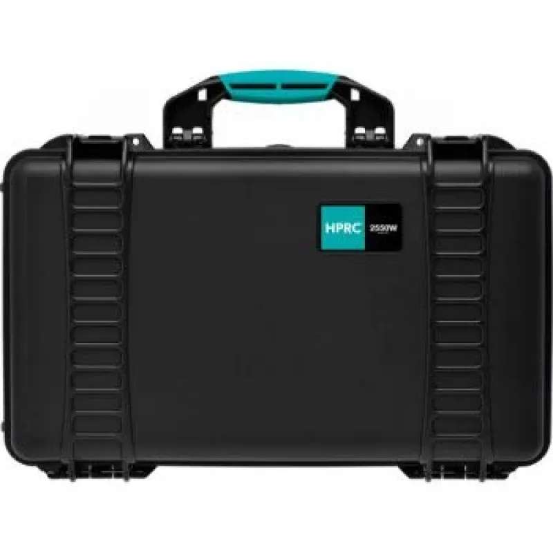 HPRC 2550 Wheeled Hard Case with Cubed Foam Interior (Black)