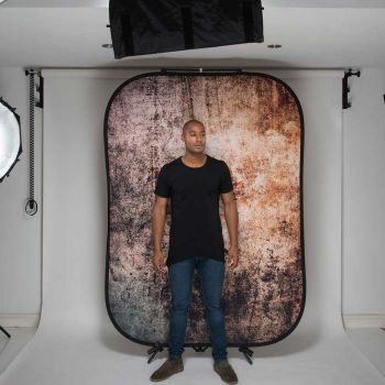 Lastolite Urban Collapsible 5'x7'/ (1.5x2.1m) Tarnished Metal/Container