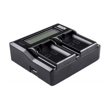 Newell DC-LCD two-channel charger for LP-E6 batteries