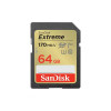 Sandisk Extreme 64GB 170mb/s SDXC UHS-I C10 U3 V30 Memory Card