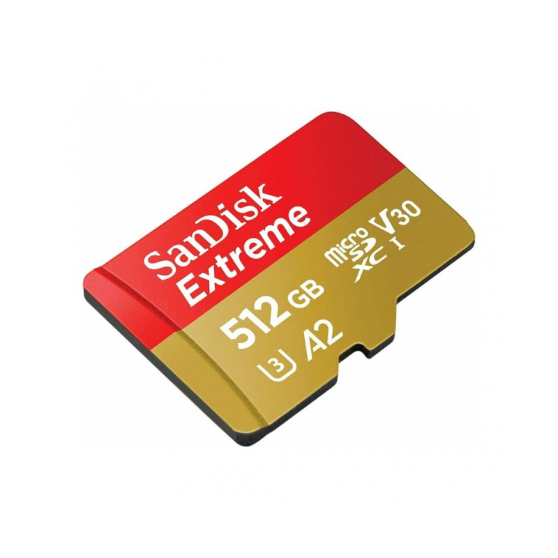 Sandisk Extreme 512GB MicroSDXC 190MB/s Memory Card