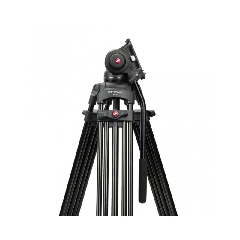 Provision Professional DV-2 Video Tripod kit With Fluid Head And Bag