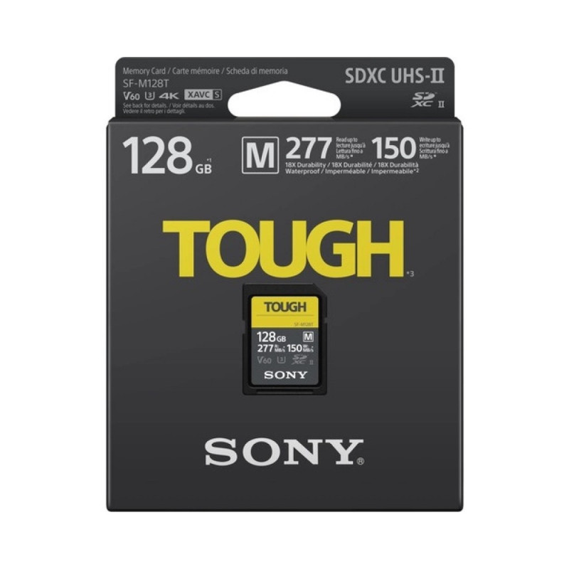 Sony 128GB SF-M Tough Series UHS-II SDXC Memory Card