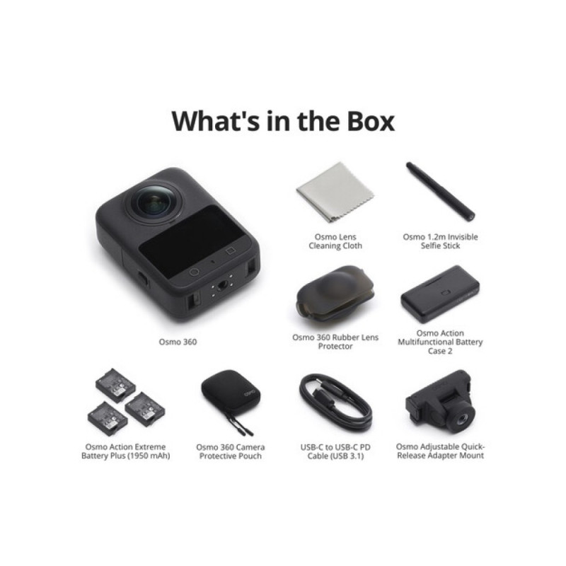 DJI Osmo 360 Action Camera Adventure Combo