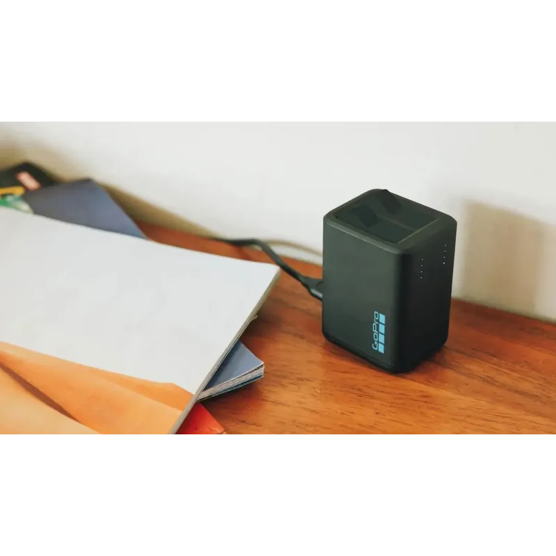 Gopro Dual Battery Charger for HERO13 Black 2 Enduro Batteries Included (AEDBD-201-EU)
