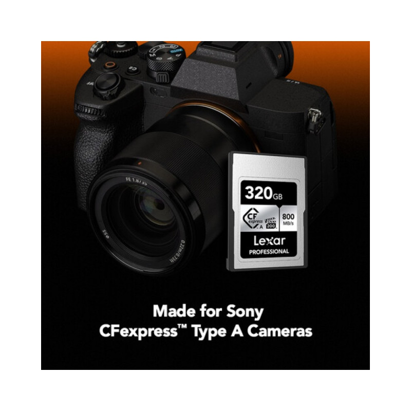 Lexar 320GB Professional CFexpress Type A Card SILVER Series