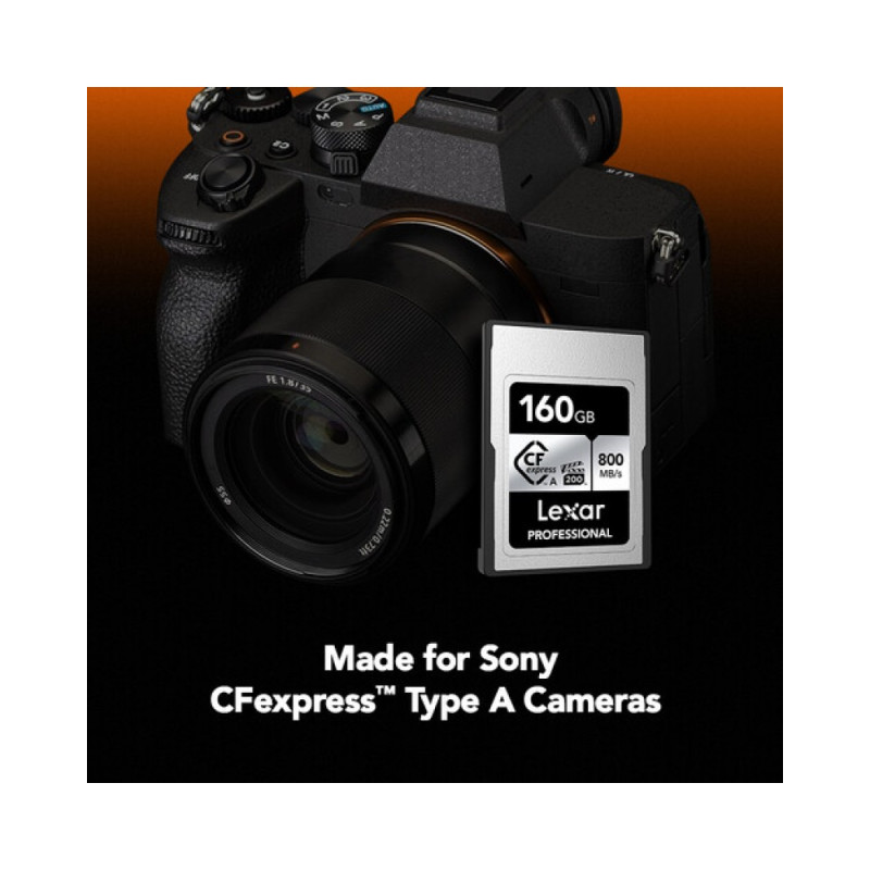 Lexar 160GB Professional CFexpress Type A Card SILVER Series