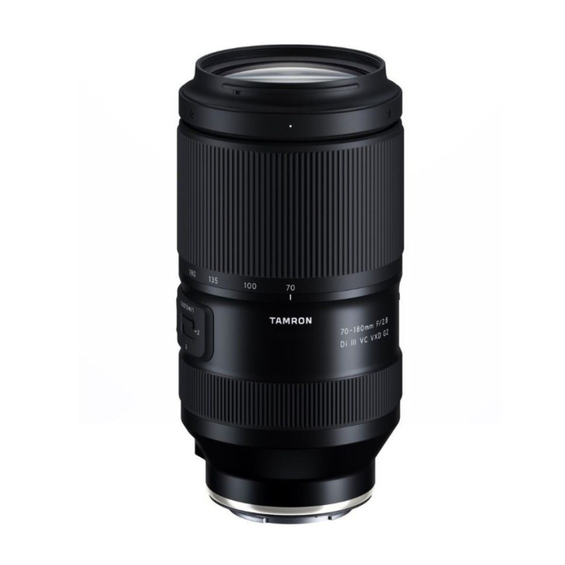 عدسة تامورن 70-180 مم F/2.8 Di III VC VXD G2 لكاميرات نيكون، 11.8" أقل مسافة تركيز، تعويض الاهتزاز، A065Z، أسود